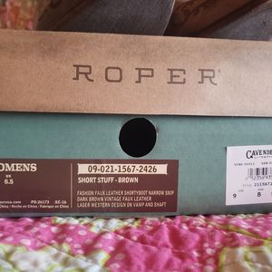 Roper Brown Short Stuff Boots
